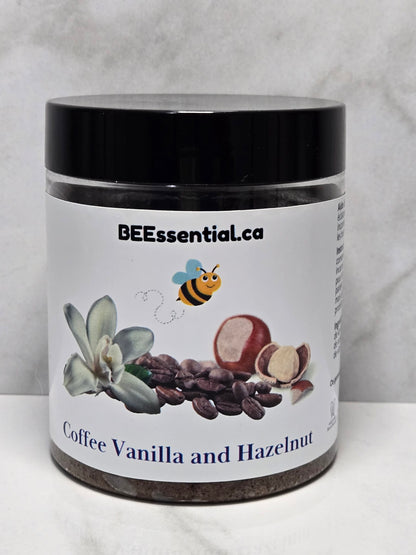 BEEssential Coffee Vanilla and Hazelnut Sugar Scrub