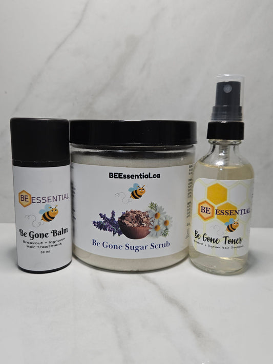 BEEssential Best Sellers Kit – Toner + Balm + Sugar Scrub