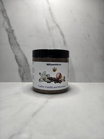 BEEssential Coffee Vanilla and Hazelnut Sugar Scrub