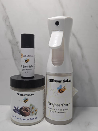 BEEssential Best Sellers Kit – Toner + Balm + Sugar Scrub